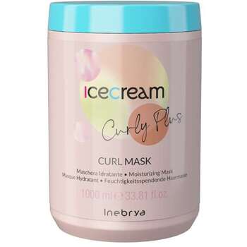 Ice Cream Curly Plus Curl Mask - Hydratačná maska na kučeravé, vlnité alebo vlasy po chemickej trvalej

